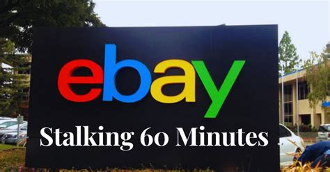 Ebay stalking 60 minutes - August 13, 2023 / 7:28 PM EDT / CBS News. Prior to 60 Minutes', March 26, 2023, broadcast which featured correspondent Sharyn Alfonsi's story on eBay, we reached out to eBay and former eBay CEO ...